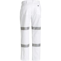 Bisley BP6808T White Work Pants Nightwear - Rear