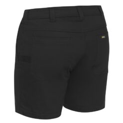 Bisley BSH1008 Work Short Shorts Black - Rear