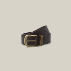 Hy Leather & Brass Buckle Belt