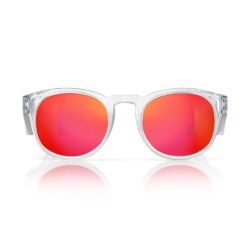 Clear Frame Mirrors Red Polarised