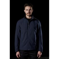FXD WO-3 Soft Shell Work Jacket Navy - Front