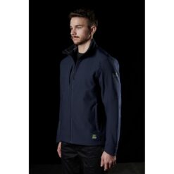 FXD WO-3 Soft Shell Work Jacket Navy - Left